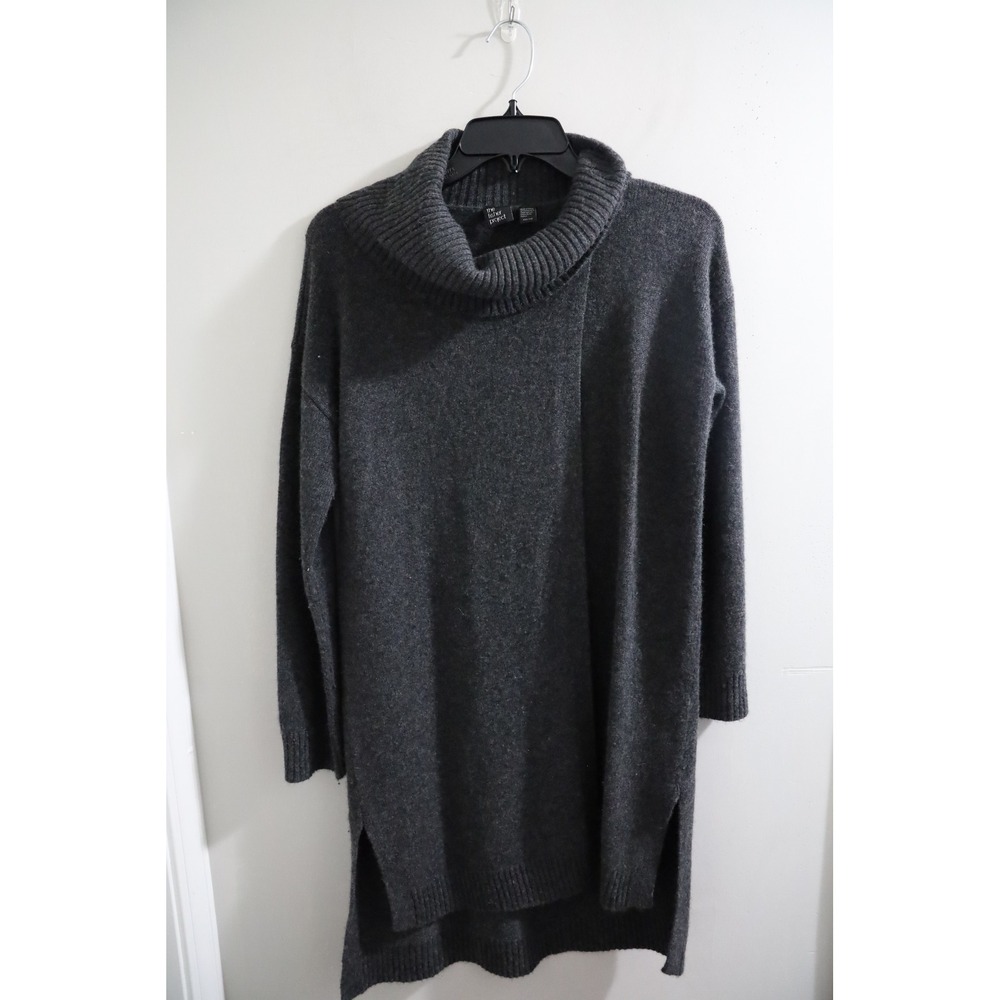 Eileen Fisher The Fisher Project 100% Cashmere Cowl Neck Wrap Sweater Dress XXS